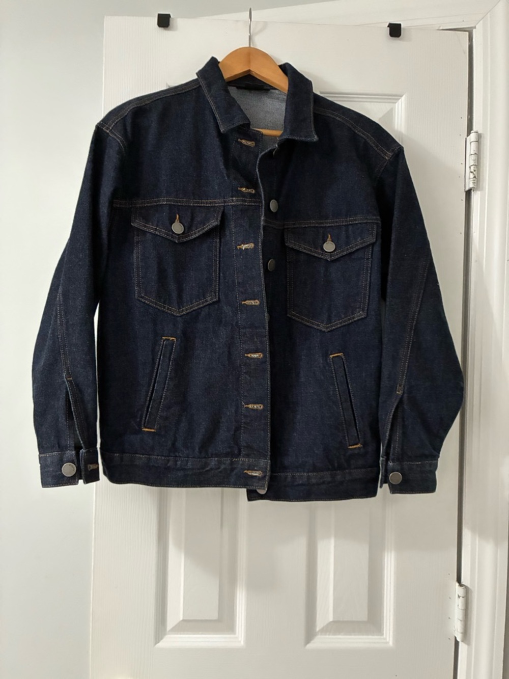 Guess Men's Dark Indigo Denim Jacket